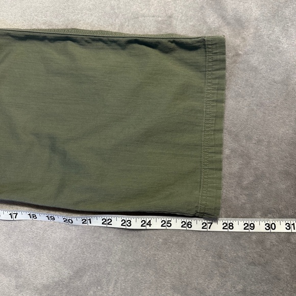 Gloria Vanderbilt Cargo Pants 10 Wide Leg Utility Hiking Army Olive Gorp - Picture 2 of 10